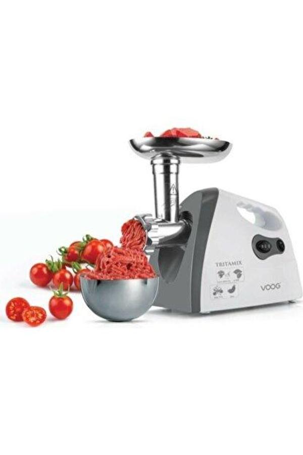 HARLEM GURME H-020-022 BEYAZ ELEKTRİKLİ ET KIYMA MAKİNESİ 2200W  - Image 1