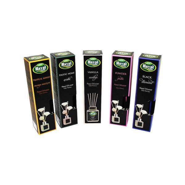 HAYAT ALFA KARE 100ML BAMBU ÇUBUKLU MİX ORTAM ODA KOKUSU  - Image 1