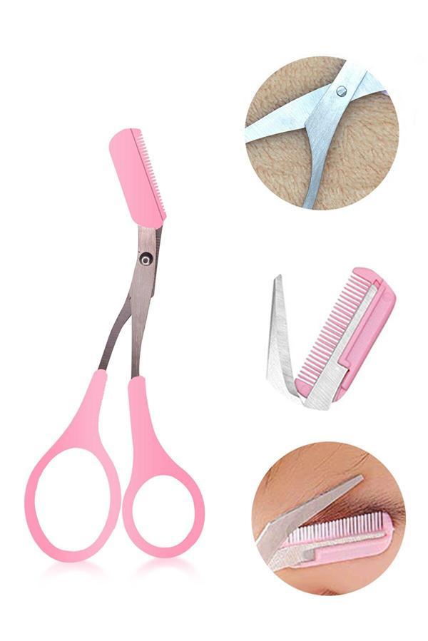 Kavisli Kaş Makası - Taraklı Kaş Düzelme Makası Yedek Uçlu  - Image 1