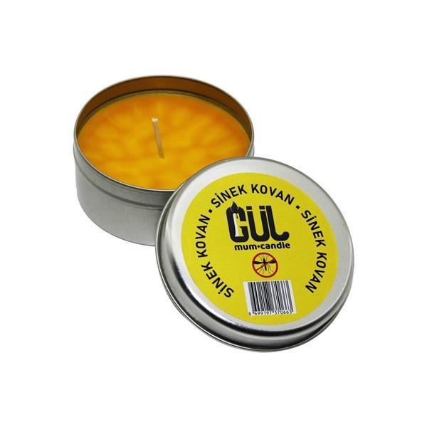 MUM CANDLE SİNEK KOVAN MUM TENEKE KUTU  - Image 1