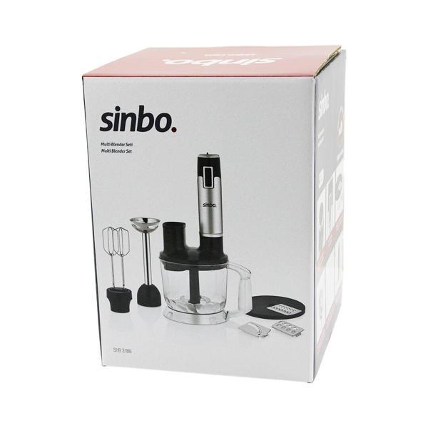 TURBO MULTİ BLENDER SETİ DOĞRAYICI- MİKSER- BLENDER RENDE DİLİM DİSKLERİ 300W 2LT HAZNE SHB-3186  - Image 1