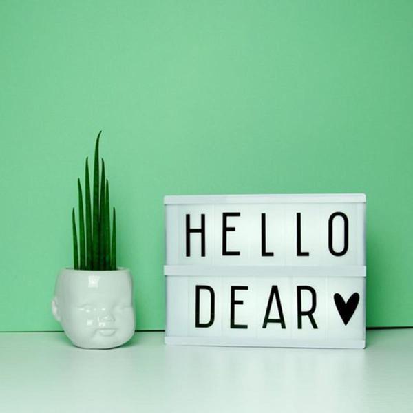 Sinematik Lightbox Dekorasyon Aydınlatma Aksesuarları (A5 Boyut)  - Image 1