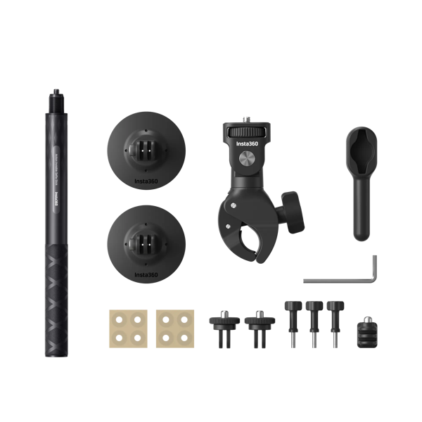 Insta360 Motorcycle Bundle - Action Selfie Stick Kit  - Image 1