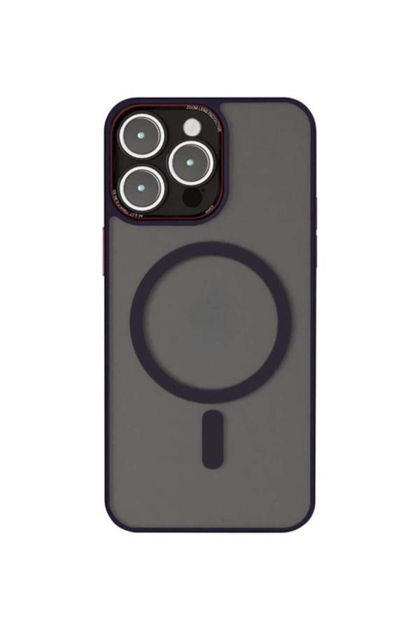 Mopal Brabus İphone 14 Pro Uyumlu Kamera Lens Korumalı Magsafe Transparan Sonic Silikon Kılıf - Image 1