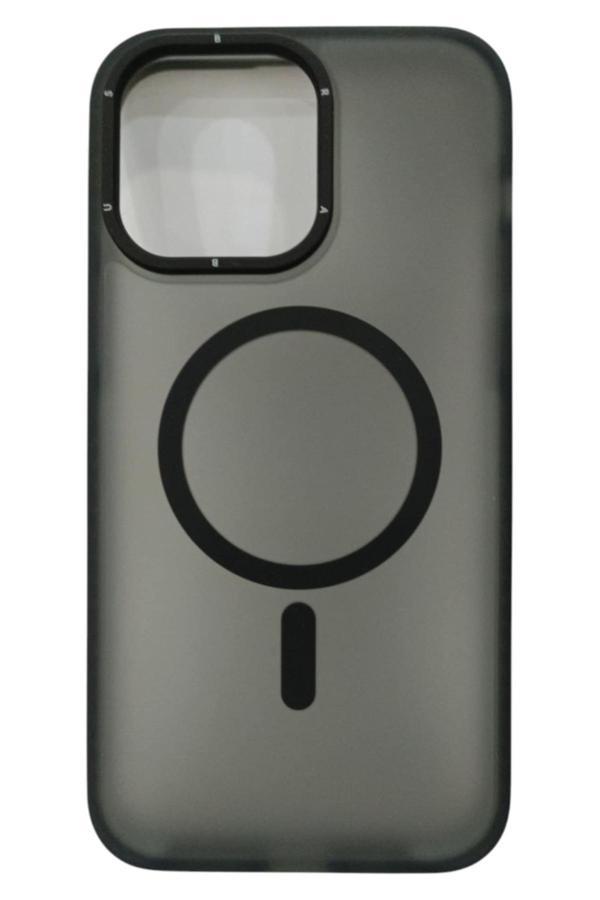 Mopal Brabus Apple İphone 14 Pro Max Uyumlu Hoparlör Korumalı Magsafe Alfa Silikon Kılıf - Image 1