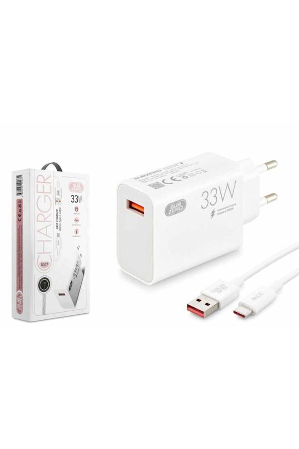 Subzero 33W Usb Type-C Hızlı Şarj Aleti Seti - Image 1