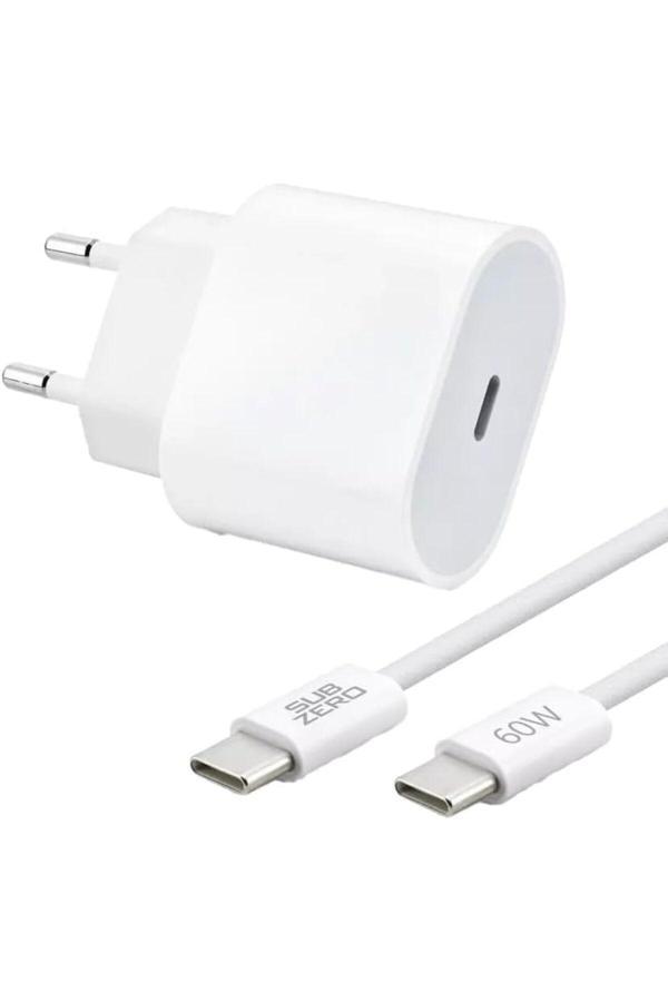 Storemax Wdnkng Pd Hızlı Şarj Seti, Type-C - Type-C Hızlı Şarj Seti İphone 15 İle Uyumlu Subzero Sg66 W - Image 1