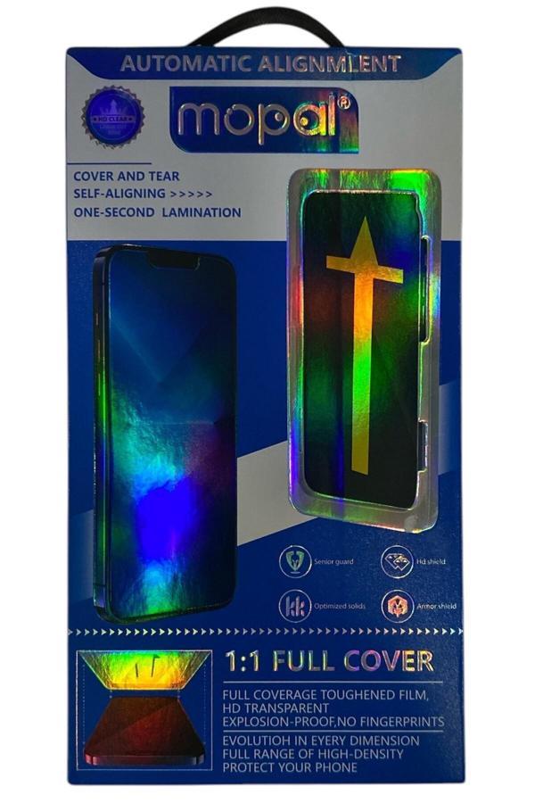 Mopal İphone 12 Pro Max Otomatik Kurulum Ve Hizalama Aparatlı Tam Kaplayan Cam Ekran Koruyucu - Image 1