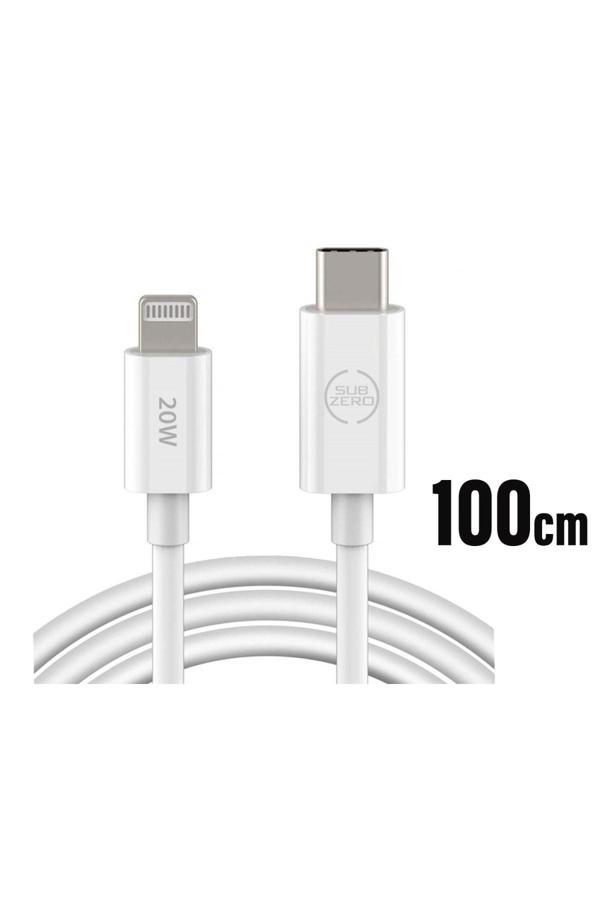 Subzero Apple Iphone 14 - 14 Plus - 14 Pro - 14 Pro Max Hızlı Şarj Kablosu Type C - Ligtning Pd 20W 1Metre - Image 1