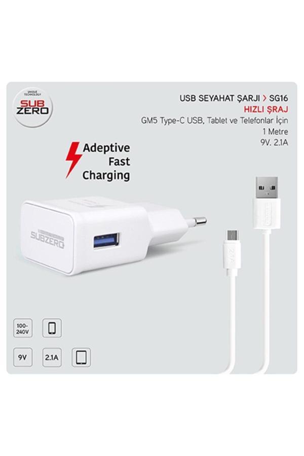 Subzero Sg16 Hızlı Ev Şarjı - Image 1