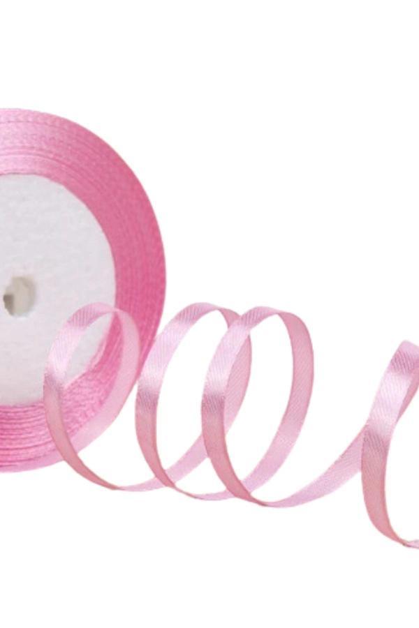 Saten Kurdele 3 mm Pembe 5 Metre - Image 1