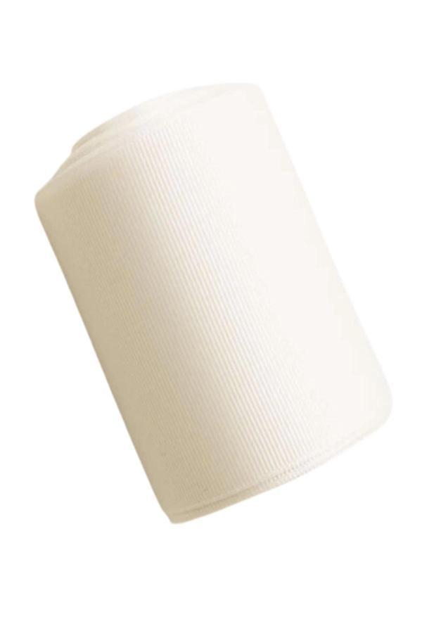 Grogren Kurdele 1 cm 10 Metre Ekru - Image 1