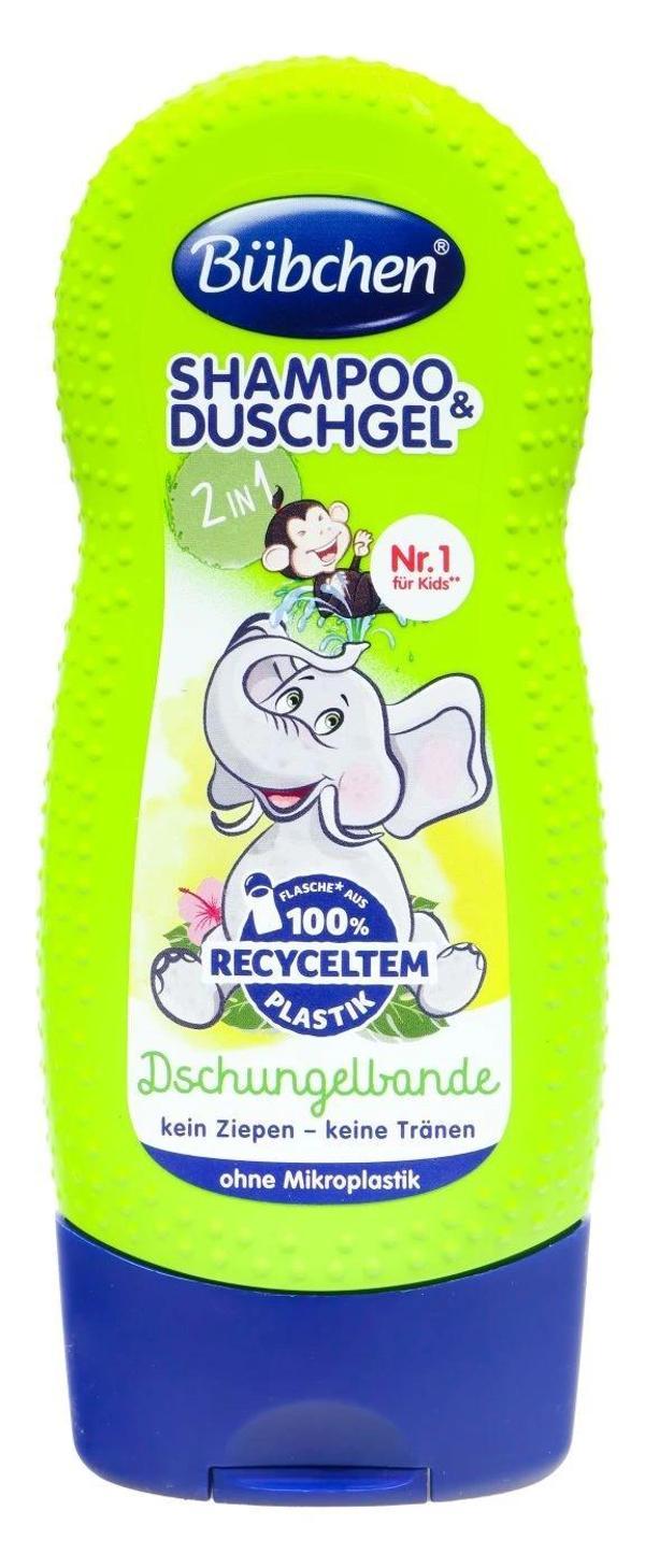 Bübchen Çocuk Şampuan&Duş Jeli 2 in 1 Dschungelbande 230 ml - Image 1