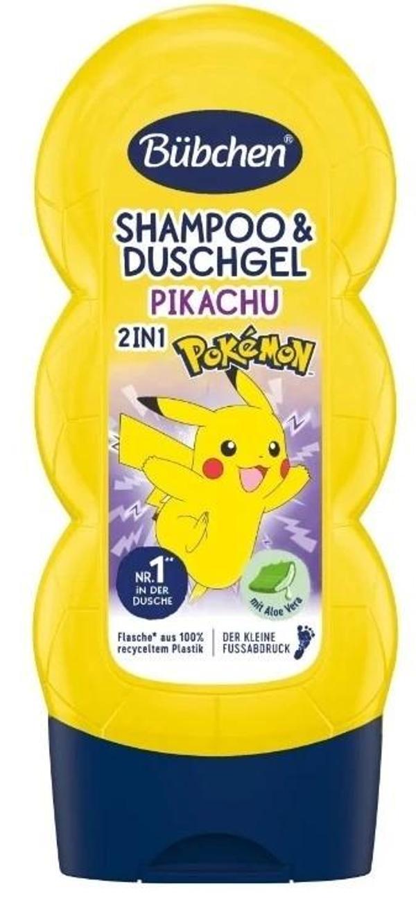 Bübchen Çocuk Şampuan&Duş Jeli 2 in 1 Pokemon Pikachu 230 ml - Image 1