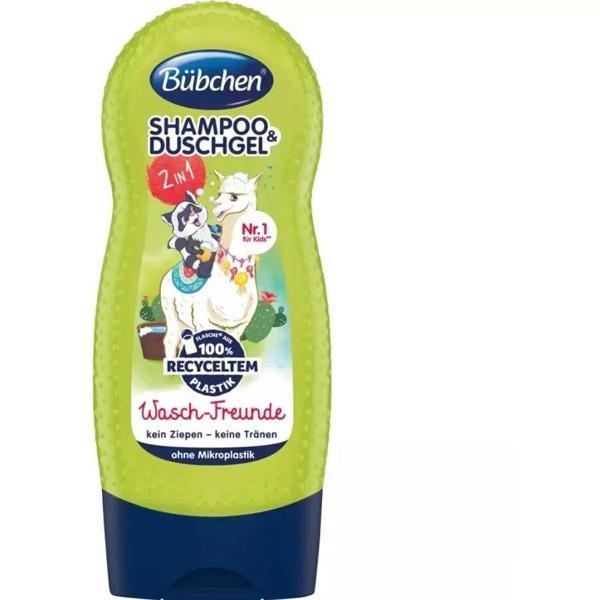 Bübchen Çocuk Şampuan&Duş Jeli 2 in 1 Wasch Friend 230 ml - Image 1