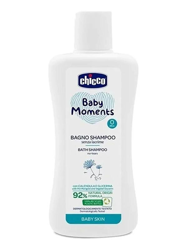 Chicco Baby Moments Doğal Saç ve Vücut Şampuan 200 ml - Image 1