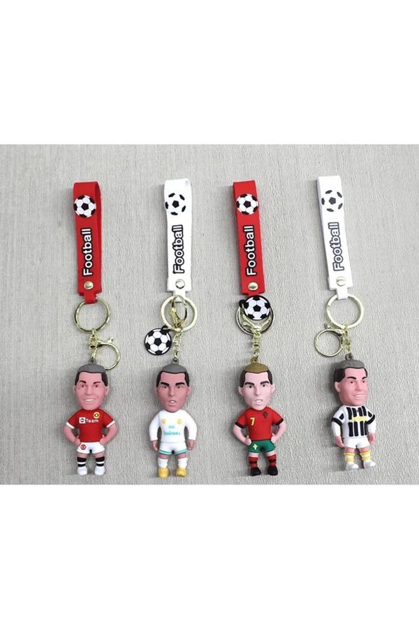 Ronaldo Silikon Anahtarlık | Karakter Figürü Alk4254 | Lisinya - Image 1