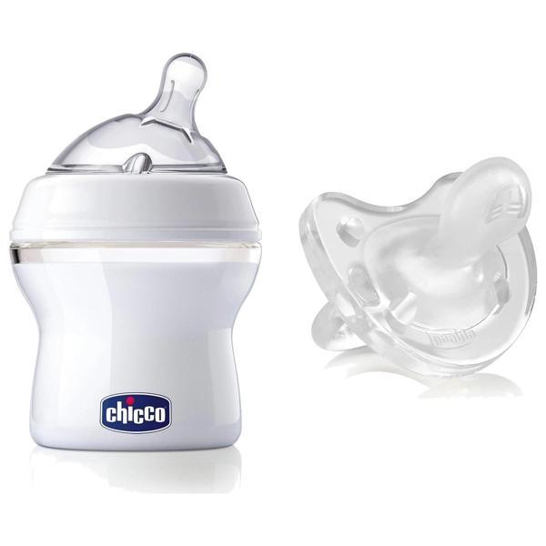 Chicco Natural Feeling Biberon 150 ml + Physio Soft Silikon Emzik Avantaj Paket - Image 1