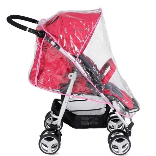 Comfymax Bebek Arabası Yağmurluğu - Pembe - Image 1