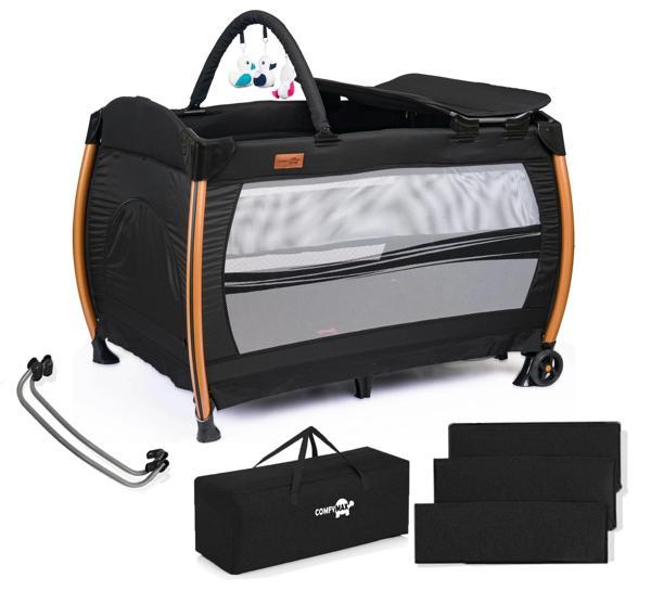 Comfymax Power Park Yatak Oyun Parkı 70x110 - Cosmos Black - Image 1