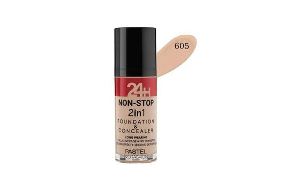 Pastel 24H 2in1 Fondöten ve Kapatıcı 605 Sand - Image 1