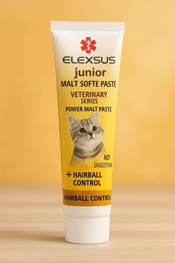 Elexsus Power Malt Hairball Control Yavru Kedi Malt 100gr - Image 1