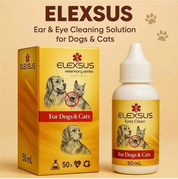 Elexsus Eyes Clean Kedi Köpek Göz Temizleme Solisyonu 50ml - Image 1