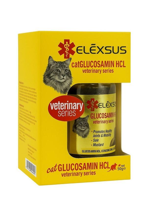 Elexsus Glikozamin HCL Tablet Kedi 50gr - Image 1