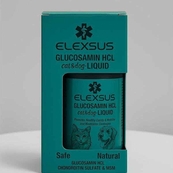 Elexsus Glucosamın HCL Kedi Ve Köpekler İçin Solüsyon 100ML - Image 1