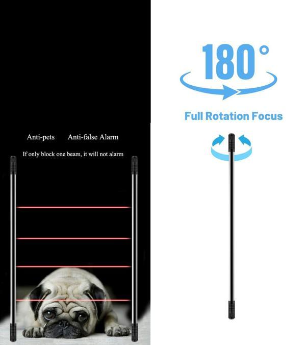 Sec-on 4 Işınlı Pencere Tipi Beam Hareket Detektörü (76 CM) SC-4S100  - Image 1