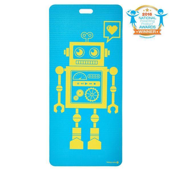 Merrithew Health & Fitness ECO MAT FOR KIDS  Pixel the Robot (aqua) ST-02200 - Image 1