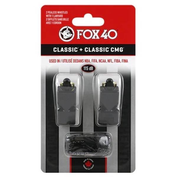 Fox 40 Official 2Li Set Düdük Siyah - İpli 9604-0008 - Image 1