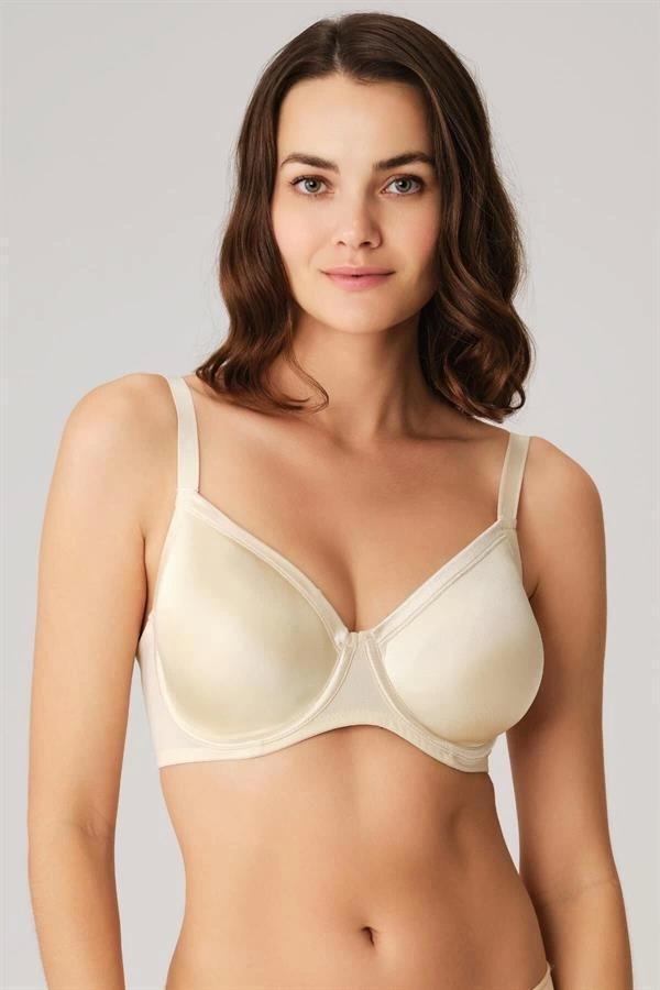 Aria's Closet Balenli Desteksiz Dolgusuz Toparlayıcı Günlük Klasik Küçültücü Sütyen - Image 1