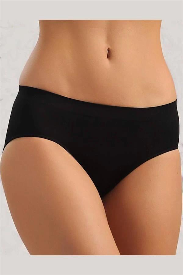 Siyah Dikişsiz Slip Külot - Image 1