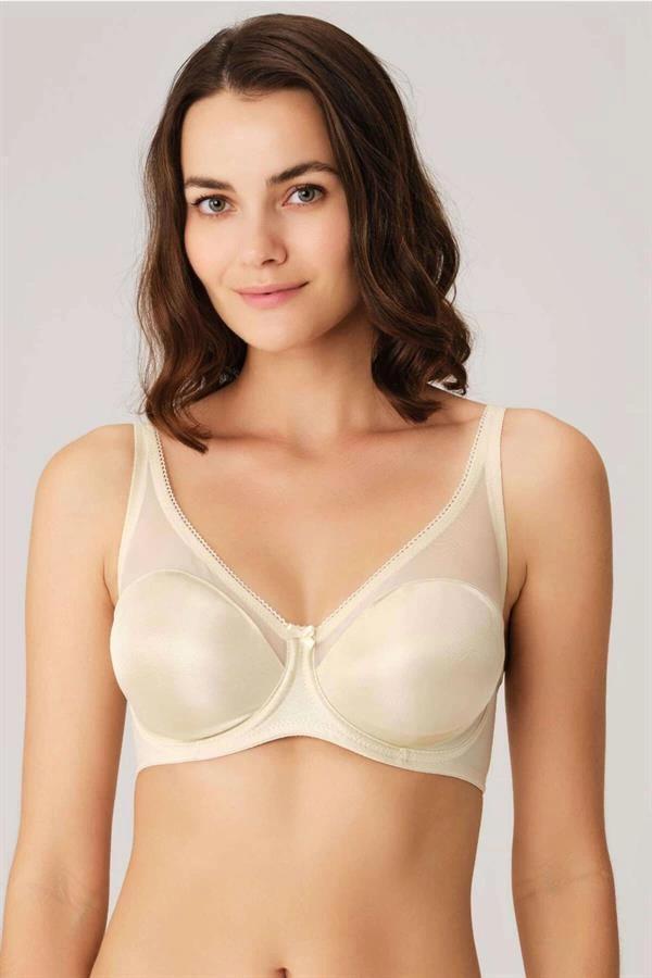 Aria's Closet Balenli Desteksiz Dolgusuz Toparlayıcı Günlük Klasik Küçültücü Sütyen - Image 1