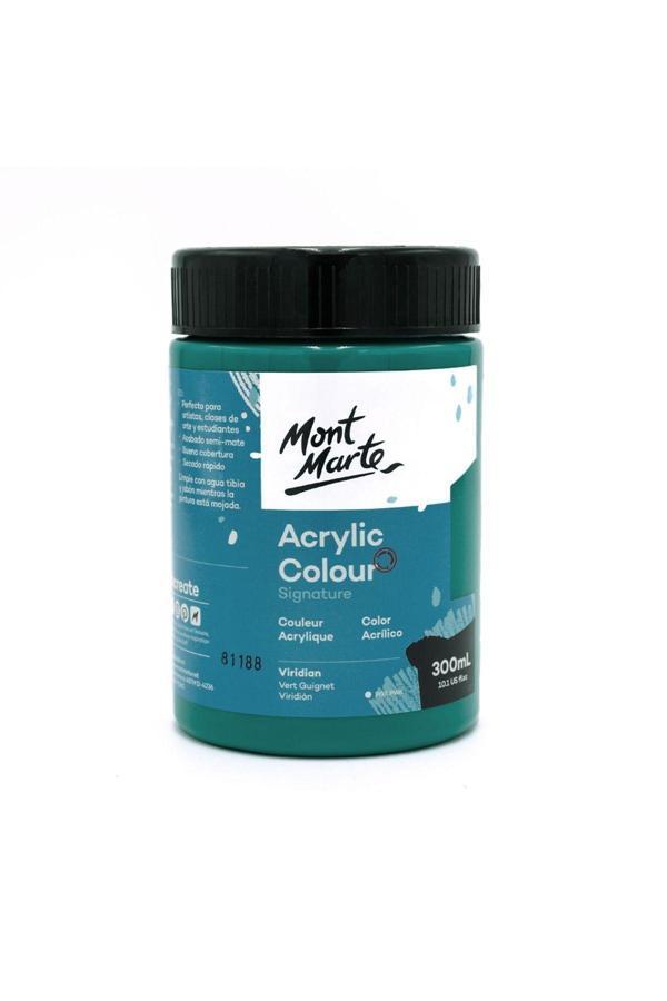 Mont marte MM Akrilik Renkli Boya Signature 300ml - Viridian - Image 1