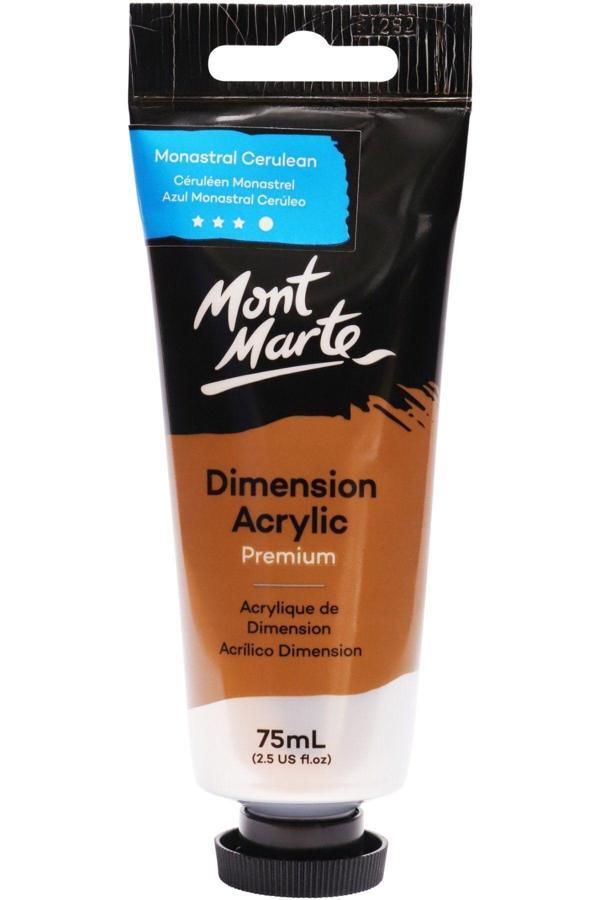 Mont marte MM Premium Dimension Akrilik 75ml - Monastral Cerulean - Image 1