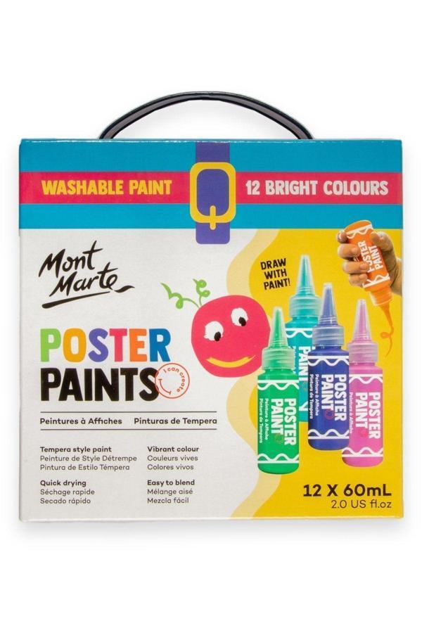 Mont marte MM Poster Boya Seti 12pc x 60ml - Image 1