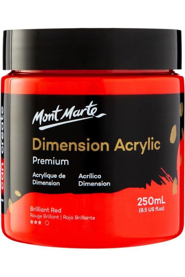 Mont marte MM Premium Dimension Akrilik 250ml - Medium Yellow - Image 1