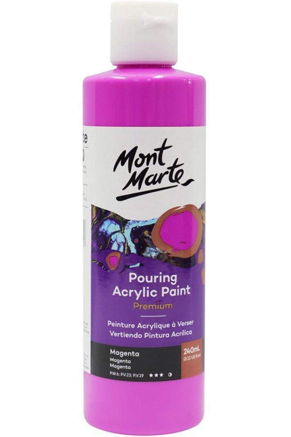 Mont marte MM Dökme Akrilik Boya Premium 240ml - Magenta - Image 1