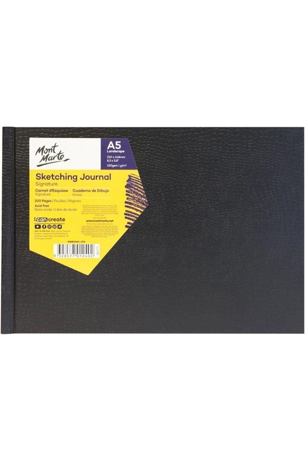 Mont marte MM Eskiz Journal Croc A5 Lscape 100 Sayfa 150gr Signature - Image 1