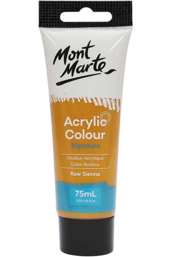 Mont marte MM Akrilik Renkli Boya Signature 75ml - Raw Sienna - Image 1