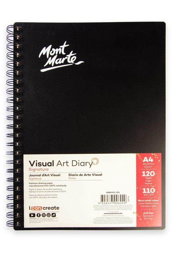 Mont marte MM Sanat Günlüğü Signature A4 120 Sayfa 110gr - Image 1