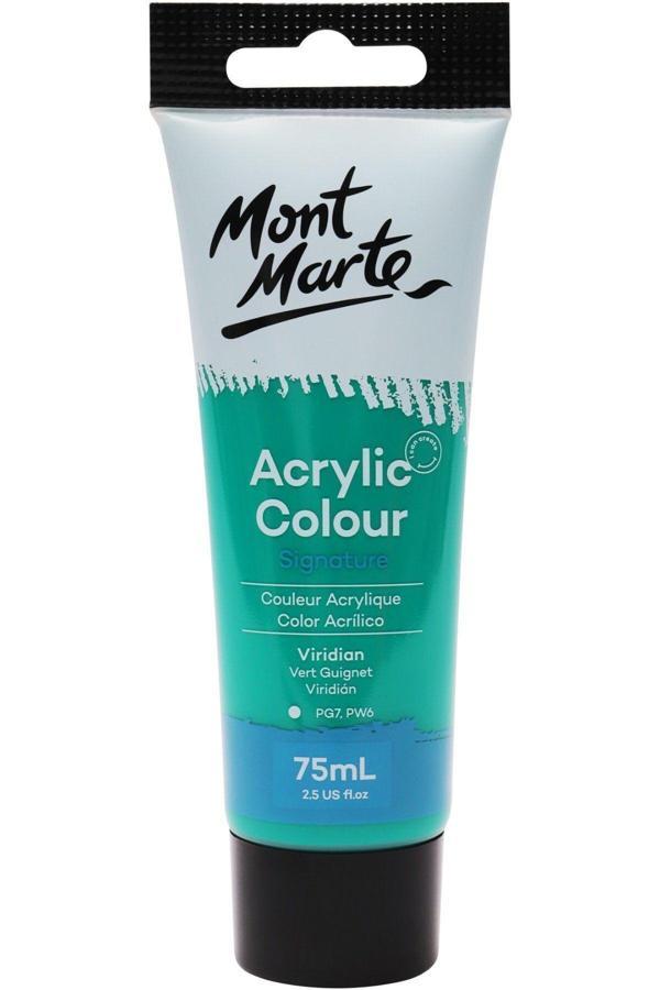 Mont marte MM Akrilik Renkli Boya Signature 75ml - Viridian - Image 1