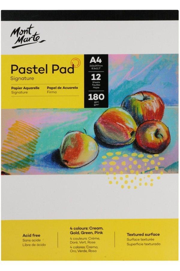 Mont marte MM Pastel Pad Asitsiz 4 renk Signature 180gr A4 - Image 1