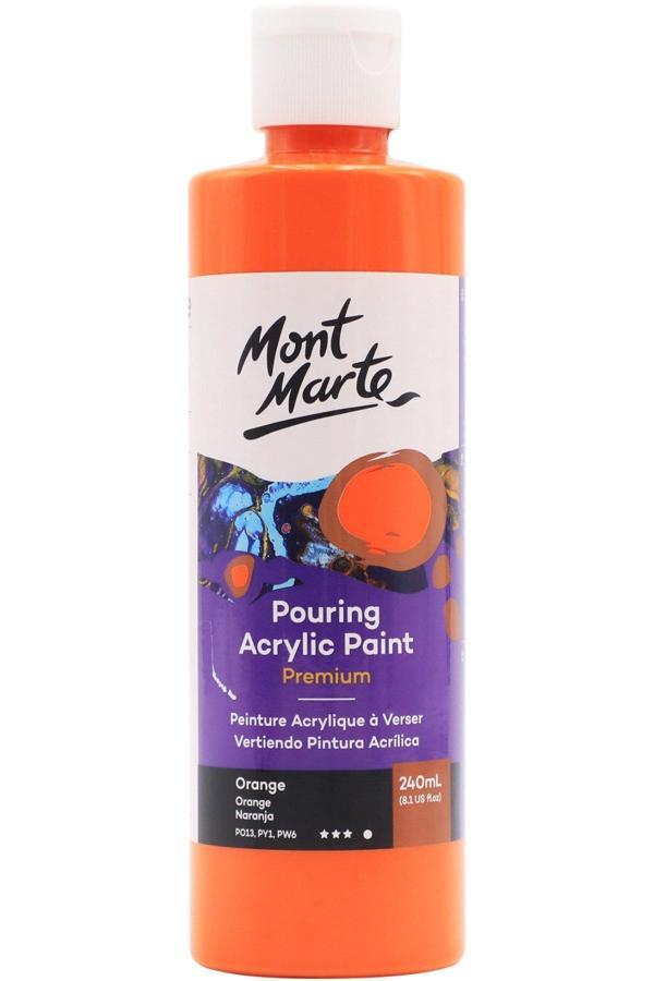 Mont marte MM Dökme Akrilik Boya Premium 240ml - Orange - Image 1