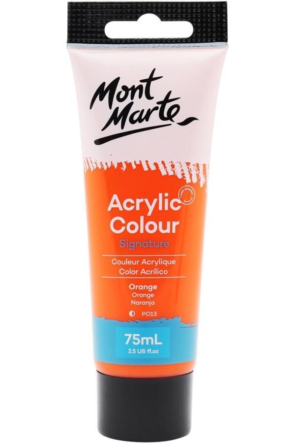 Mont marte MM Akrilik Renkli Boya Signature 75ml - Orange - Image 1