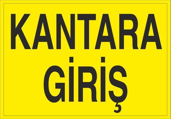 Technopa Kantara Giriş Uyarı Levhası - Image 1