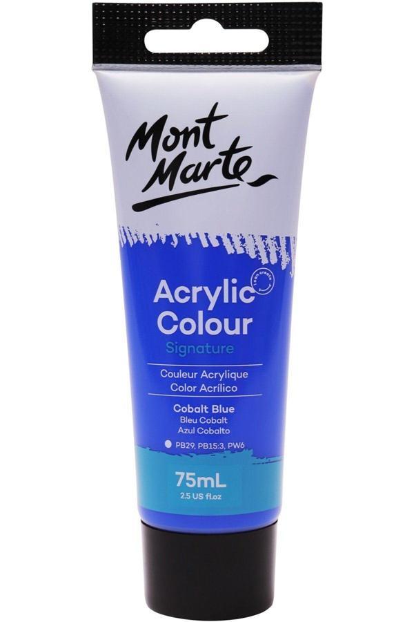 Mont marte MM Akrilik Renkli Boya Signature 75ml - Cobalt Blue - Image 1