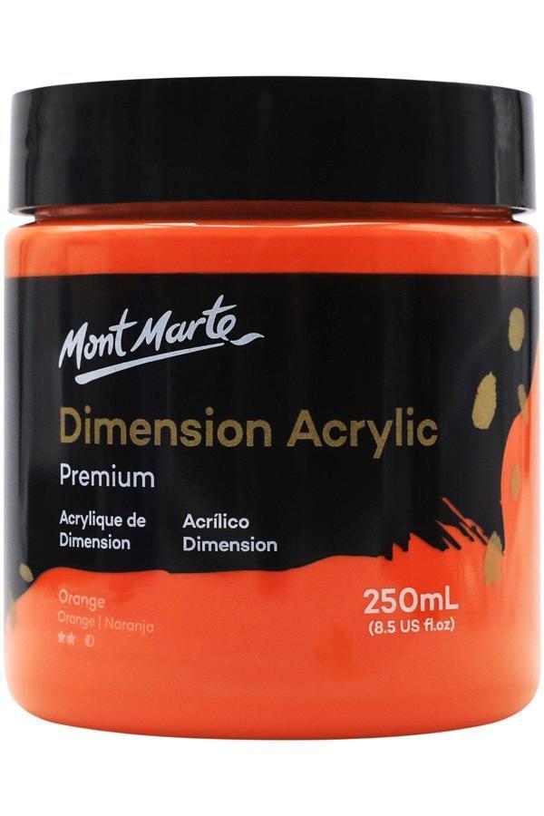 Mont marte MM Premium Dimension Akrilik 250ml - Orange - Image 1